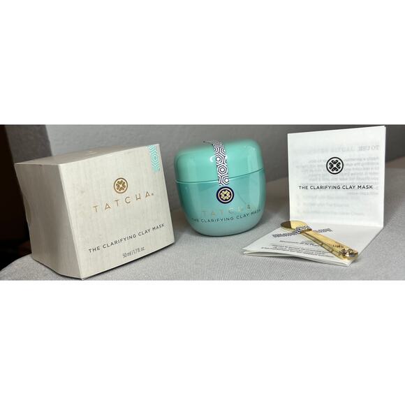 NWB Tatcha The Clarifying Clay Mask Exfoliating Pore Treatment Full Size - Picture 2 of 4